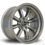 Rota RKR 17x9.5 ET-10 5x114 Steelgrey