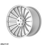 STROM STR4 22x11.5 ET30 5x112 Platinum Silver