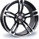Targa TG1 18x8 ET35 5x120 Gloss Black / Polished Face