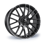 Targa TG2 19x9.5 ET52 5x112 Gloss Black / Polished Lip Tip