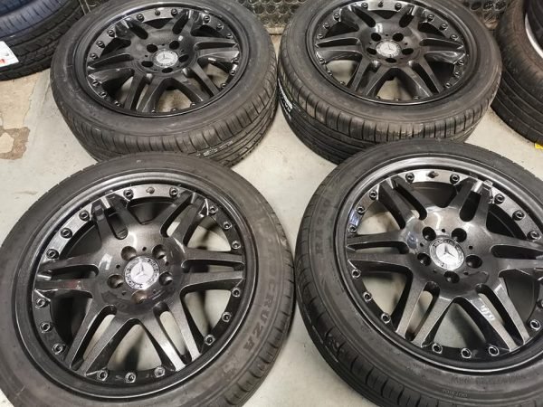 18" MERCEDES BRABUS STYLE ALLOY WHEELS / NEW TYRES - Image 1