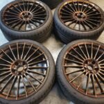 20" AEZ VALENCIA ALLOY WHEELS / NEW TYRES - 5 X 112 AUDI FITMENT