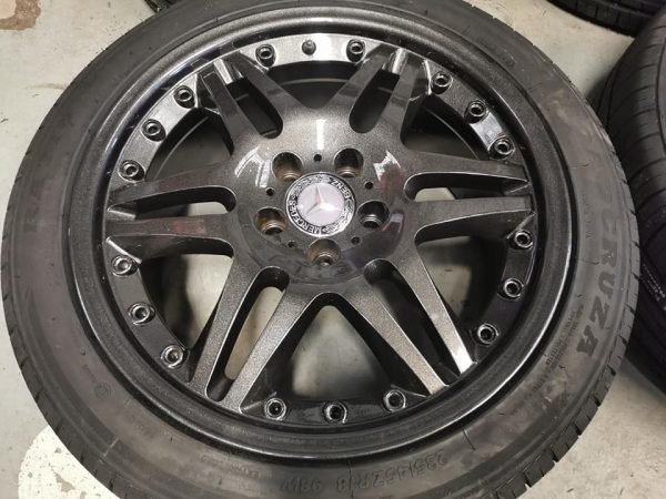 18" MERCEDES BRABUS STYLE ALLOY WHEELS / NEW TYRES - Image 3