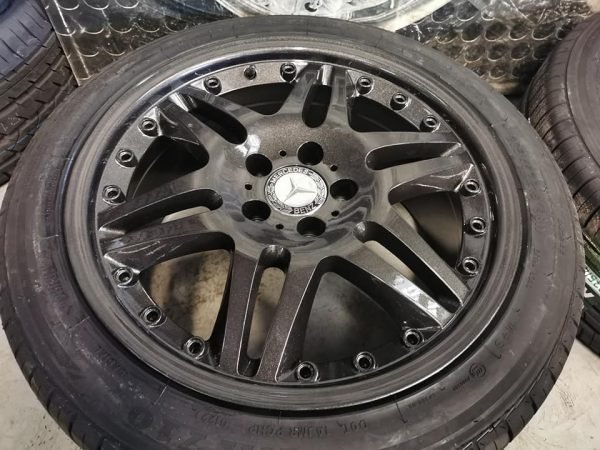 18" MERCEDES BRABUS STYLE ALLOY WHEELS / NEW TYRES - Image 6