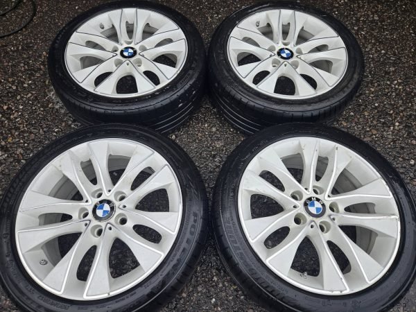 17" GENUINE BMW STYLE 412 ALLOY WHEELS / TYRES  - 5 X 120 FITMENT - Image 1