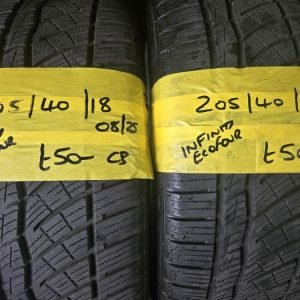 205 / 40 / 18   INFINITY ECOFOUR TYRES  -  TWO AVAILABLE