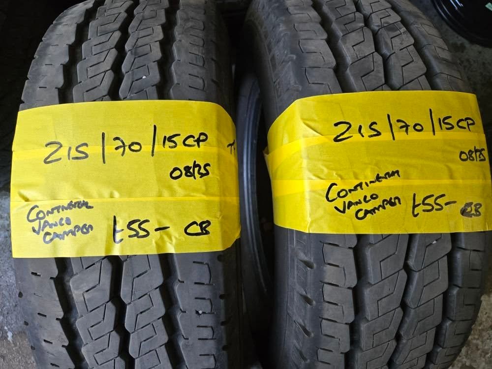 215 70 15 continental vanco 215 / 70 / 15C CONTINENTAL VANCO CAMPER TYRES - TWO AVAILABLE - Image 1