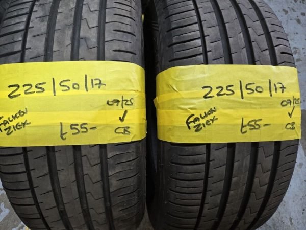 225 / 50/ 17  FALKEN ZIEX TYRES - TWO AVAILABLE - Image 1
