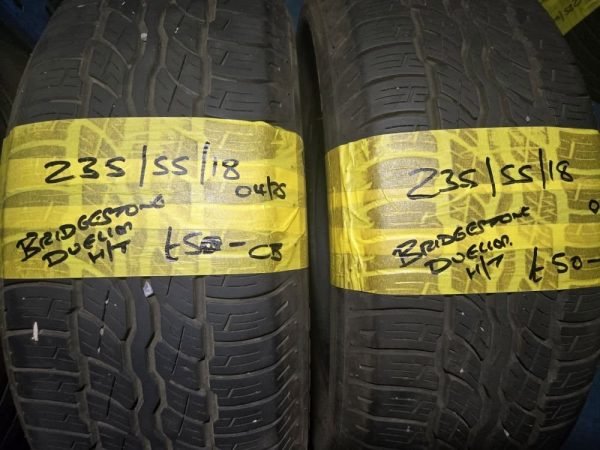 235 / 55 / 18  BRIDGESTONE DUELLER H/T TYRES  -  TWO AVAILABLE - Image 1