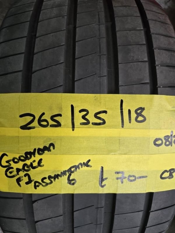 265 / 35 / 18  GOODYEAR EAGLE F1 ASSYMETRIC 6 TYRE - Image 1