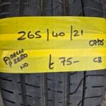 265 / 40 / 21  PIRELLI P ZERO TYRE