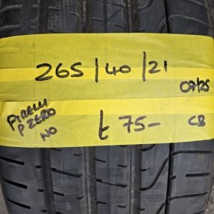 265 / 40 / 21  PIRELLI P ZERO TYRE