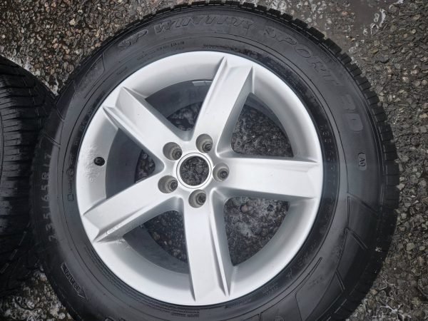 17" GENUINE AUDI Q5 ALLOY WHEELS / WINTER  TYRES - Image 5
