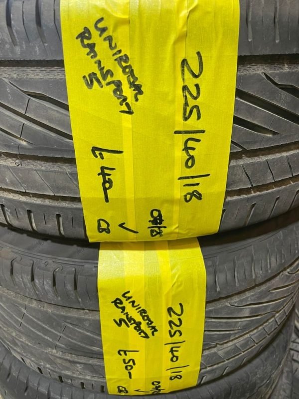225 / 40 / 18 UNIROYAL RAINSPORT 5 TYRES - TWO AVAILABLE - Image 1