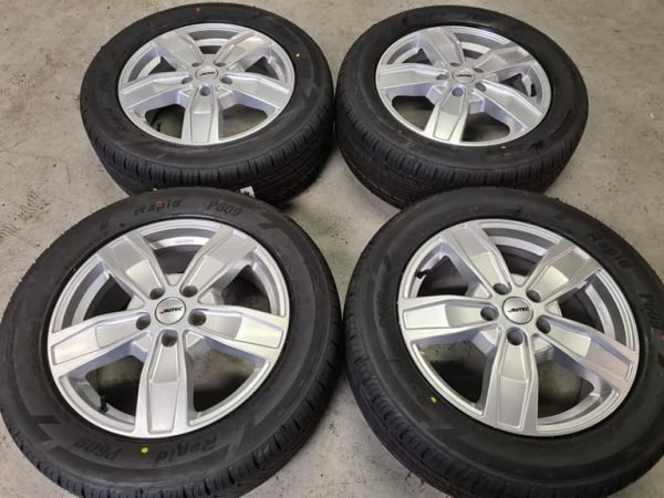 17" GENUINE AUTEC QUANTRO ALLOY WHEELS / TYRES 5 X 112 MERCEDES VITO FITMENT - Image 1