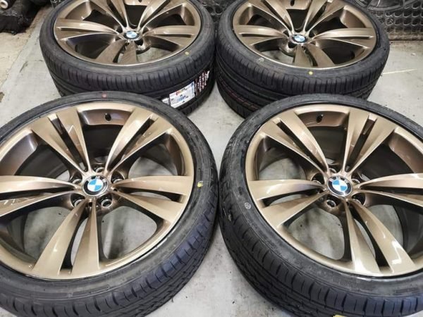 20" GENUINE BMW STYLE 316 ALLOY WHEELS / NEW TYRES - Image 1