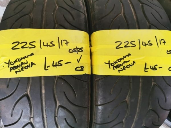 225 / 45 / 17 YOKOHAMA ADVAN NEOVA TYRES - TWO AVAILABLE - Image 1