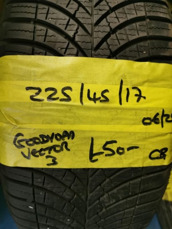 225 / 45 / 17 GOODYEAR VECTOR 3 TYRE - FITTING AVAILABLE - Image 1