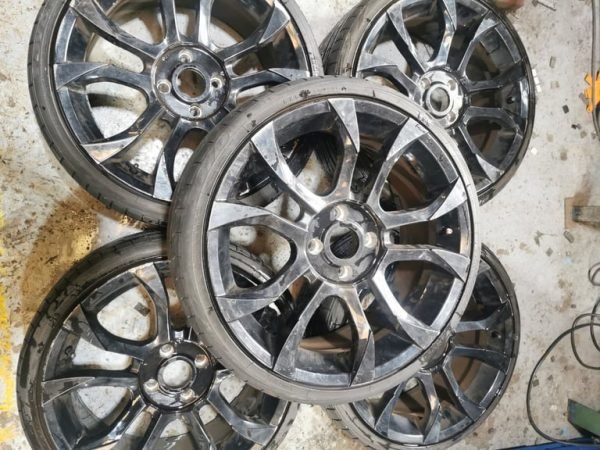18" WOLFRACE ASSASSIN ALLOY WHEELS / TYRES - 4 X 108 FITMENT - CITROEN DS3 - Image 1