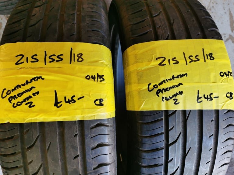 image-153.jpeg 215 / 55 / 18 CONTINENTAL PREMIUM CONTACT 2 TYRES - TWO AVAILABLE - Image 1