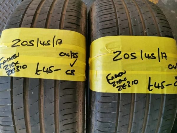 205 / 45 / 17 FALKEN ZIEX TYRES - TWO AVAILABLE - FITTING AVAILABLE - Image 1