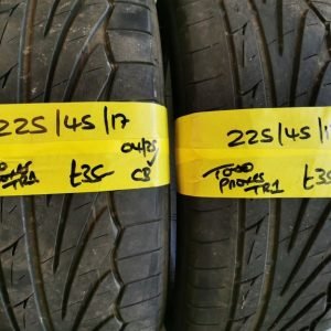 225 / 45 / 17 TOYO PROXES TR1 TYRES - TWO AVAILABLE