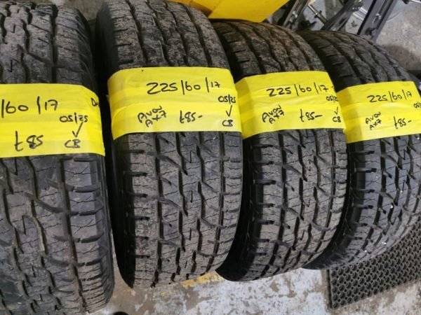 225 / 60 / 17 AVON AX7 TYRES - FOUR AVAILABLE - Image 1