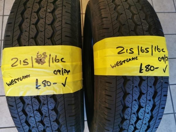 215 / 65 / 16C NEW WESTLAKE COMMERCIAL TYRES - TWO AVAILABLE - Image 1