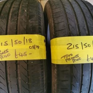 215 / 50 / 18 TOYO PROXES R40 TYRES - TWO AVAIALBLE