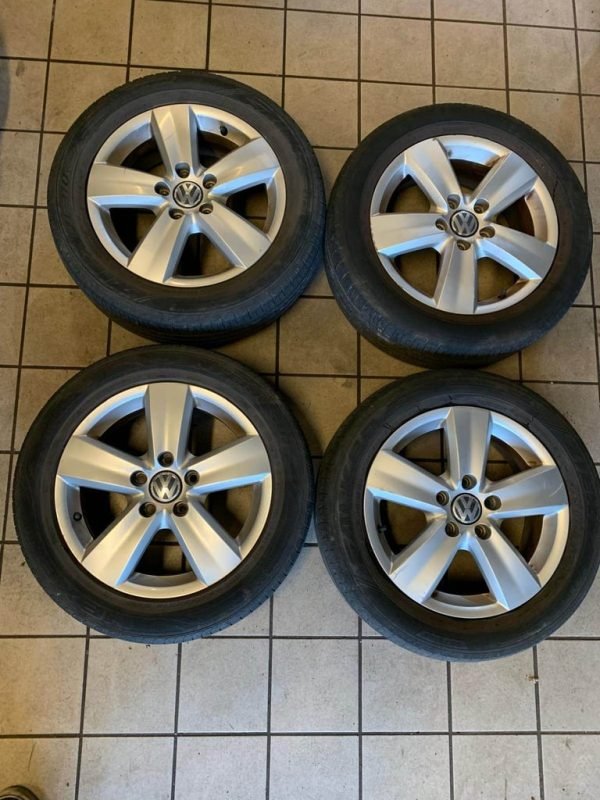 16" GENUINE VOLKSWAGEN CADDY ALLOY WHEELS / TYRES - Image 1