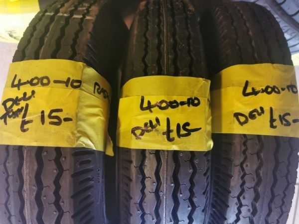 4.00 - 10 TYRES - THREE AVAILABLE - Image 1