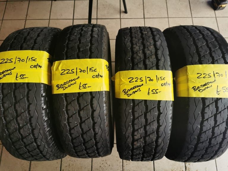 image-235.jpeg 225 / 70 / 15C BRIDGESTONE DURAVIS TYRES - FOUR AVAILABLE - Image 1