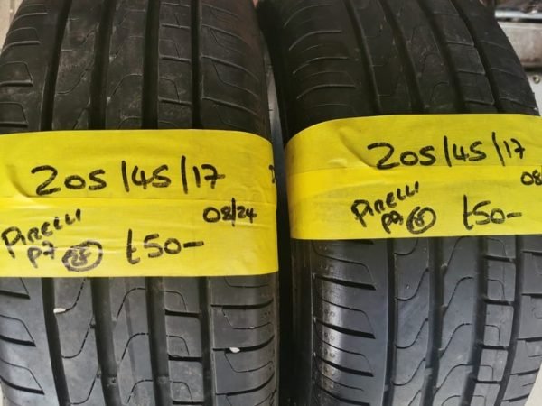 205 / 45 / 17 PIRELLI P7 RUN FLAT TYRES - TWO AVAILABLE - Image 1