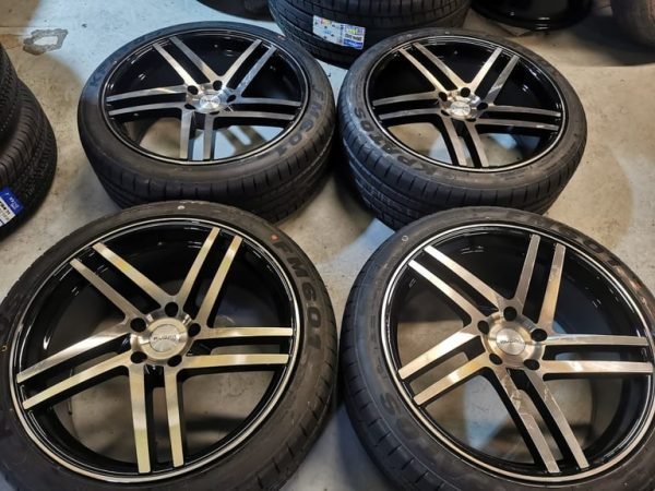 20" RIVIERA TWIST ALLOY WHEELS / NEW TYRES - VOLKSWAGEN T5 / T6 - Image 1