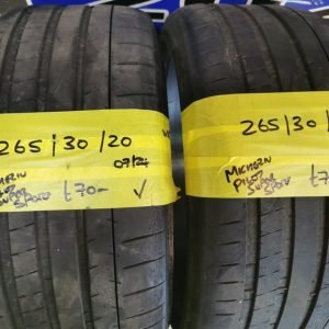 265 / 30 / 20 MICHELIN PILOT SUPER SPORT TYRES - TWO AVAILABLE