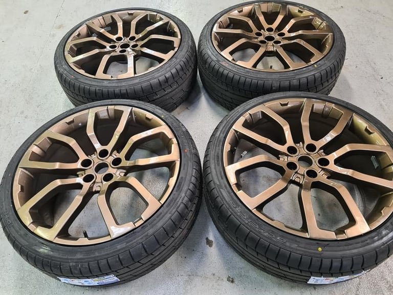 image-272.jpeg 22" RANGE ROVER 5004 STYLE ALLOY WHEELS / NEW TYRES - Image 1