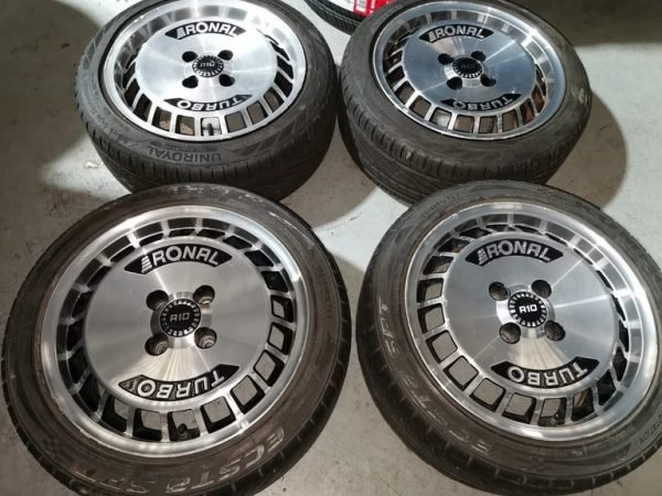 15" RONAL TURBO ALLOY WHEELS / TYRES - 4 X 100 FITMENT - Image 1