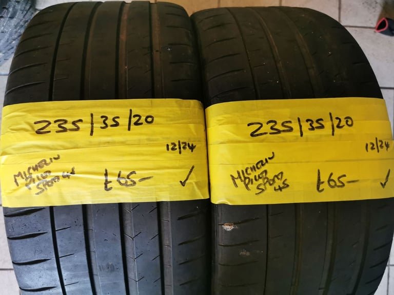 235 / 35 / 20 MICHELIN PILOT SPORTY 4S TYRES - TWO AVAILABLE