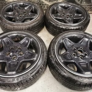 18" LAND ROVER BOOST ALLOY WHEELS / TYRES - WITH 5 X 112 ADAPTERS