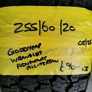 255 / 60 / 20 GOODYEAR WRANGLER ADVENTURE ALL TERRAIN TYRE - FITTING AVAILABLED