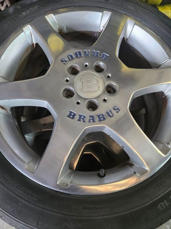 18" GENUINE BRABUS MERCEDES VITO ALLOY WHEELS / NEW TYRES - Image 1