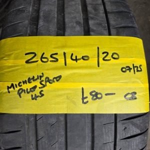 265 / 40 / 20 MICHELIN PILOT SPORT 4S TYRE - FITING AVAILABLE