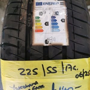 225 / 55 / 17C NEW YOKOHAMA BLUE EARTH TYRE - FITTING AVAILABLE