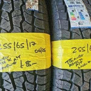 255 / 65 / 17 NEW TRIANGLE AGILE X A / T TYRES - TWO AVAILABLE