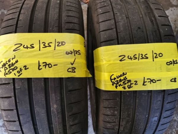 245 / 35 / 20 FALKEN AZENIS FK 520 TYRES - TWO AVAILABLE - Image 1