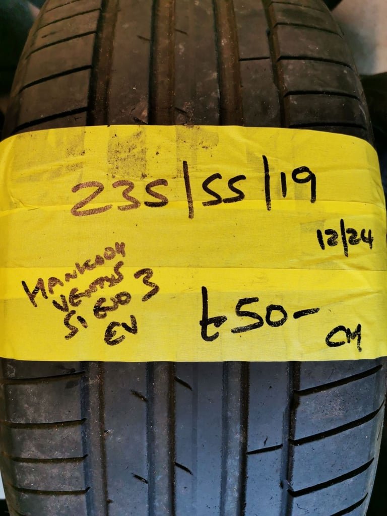 235 / 55 / 19 HANKOOK VENTUS S1 EVO 3 EV TYRE - FITTING AVAILABLE