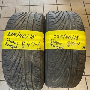 225 / 40 / 18 UNIROYAL RAINSPORT TYRES - TWO AVAILABLE