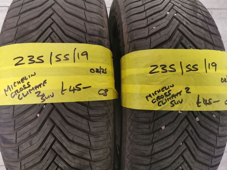 image-338.jpeg 235 / 55 / 19 MICHELIN CROSS CLIMATE 2 SUV TYRES - TWO AVAILABLE - Image 1