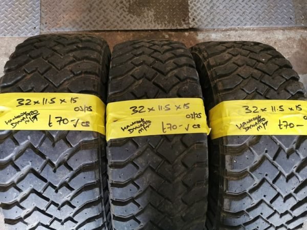 32 x 11.5 x 15" HANKOOK DYNAPRO MUD TERRAIN TYRES - THREE AVAILABLE - Image 1