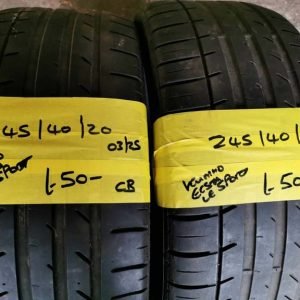 245 / 40 / 20 KUMHO ECSTA LE SPORT TYRES - TWO AVAILABLE